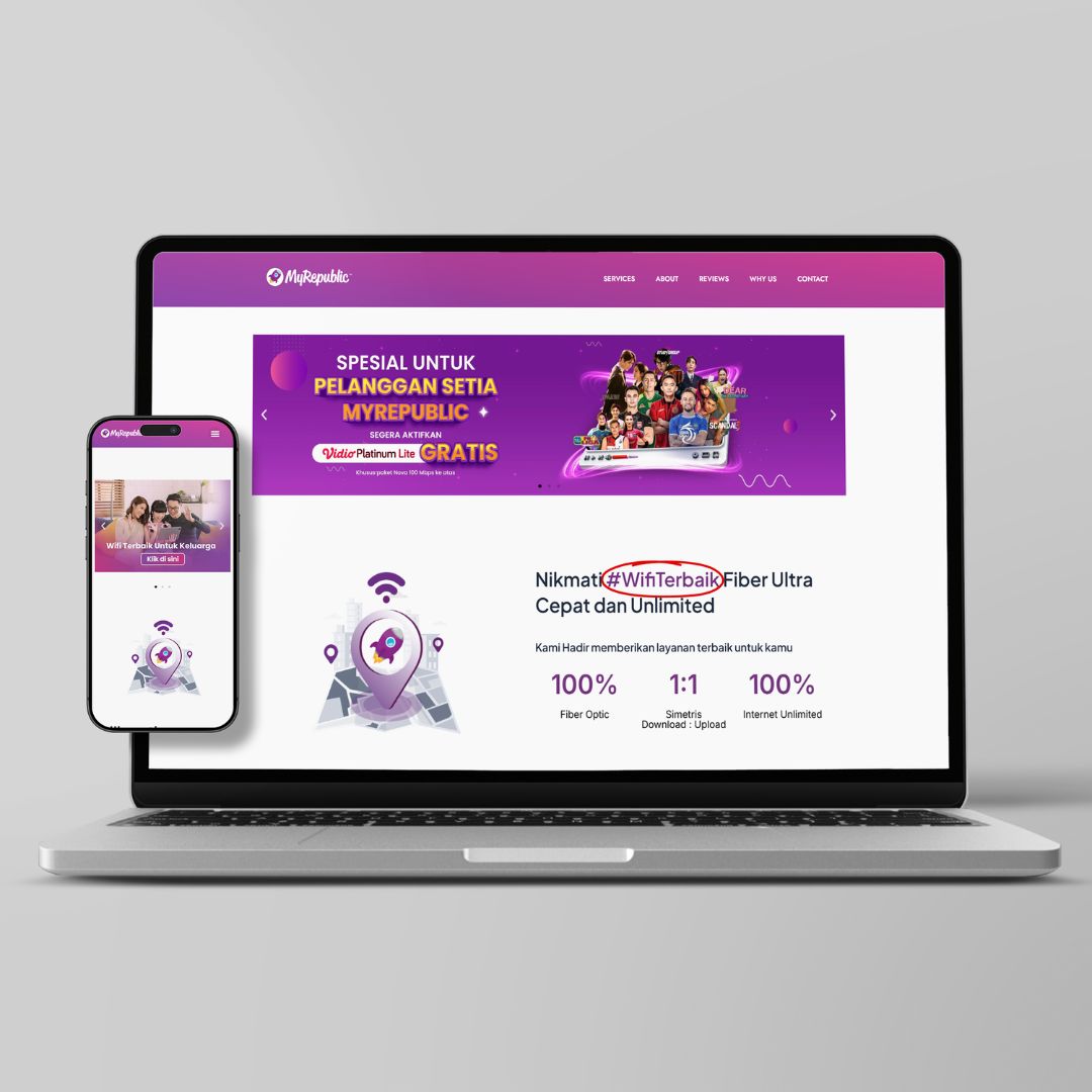ISP Promotional Campaign Website